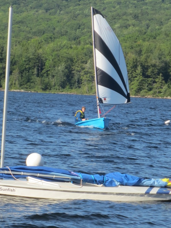 We purchased two new sailboats last summer, a nice step-up from the beginner style Sunfish. 